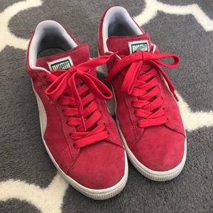 PUMA suede classic bright pink!